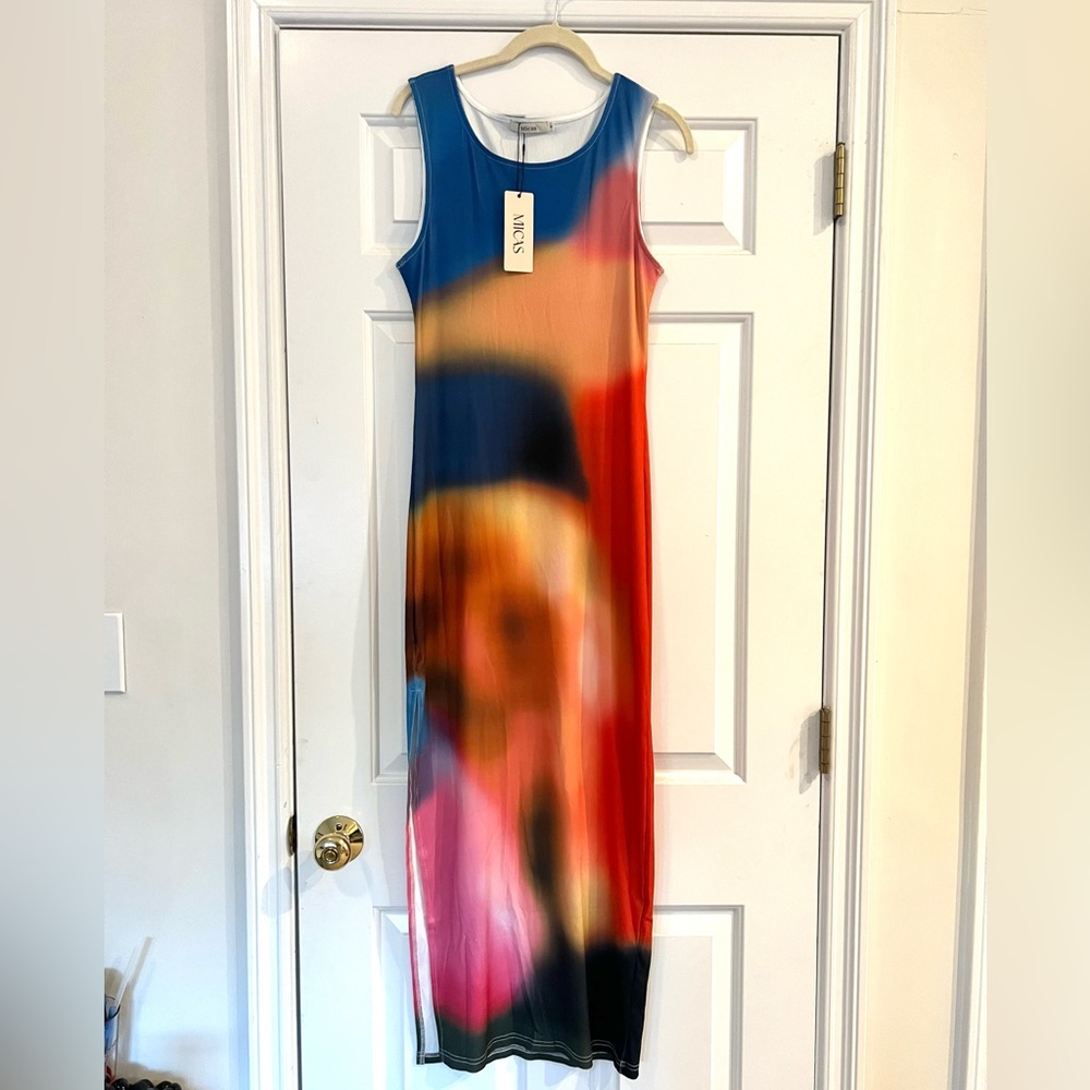 Multicolor bodycon dress